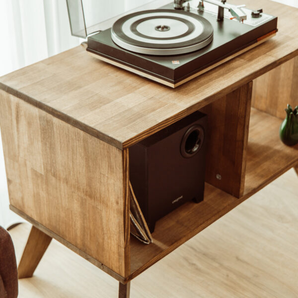 Piasa Vinyl Record Player Stand & Turntable Stand with Storage Piasa Vinyl Record Player Stand & Turntable Stand with Storage.Mcm Large Turntable Stand, Solid Wood Record Player Stand, Mid Century Modern Vinyl Record Storage, Mcm Lp Storage